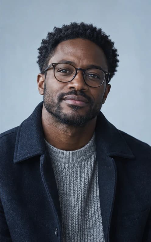 Morgan Reid, fictional studio portrait