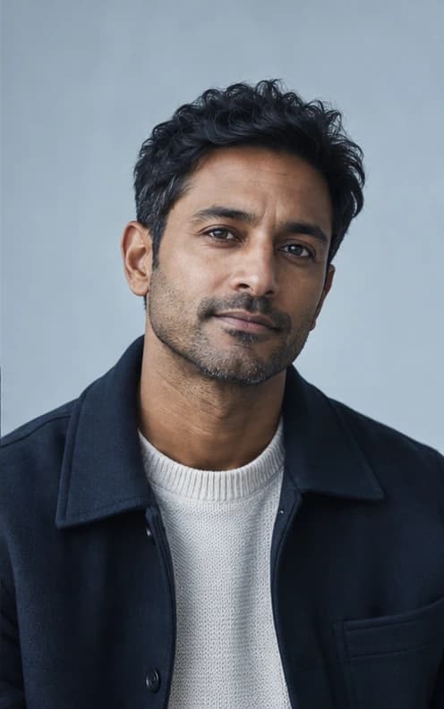 Ravi Shah, fictional studio portrait