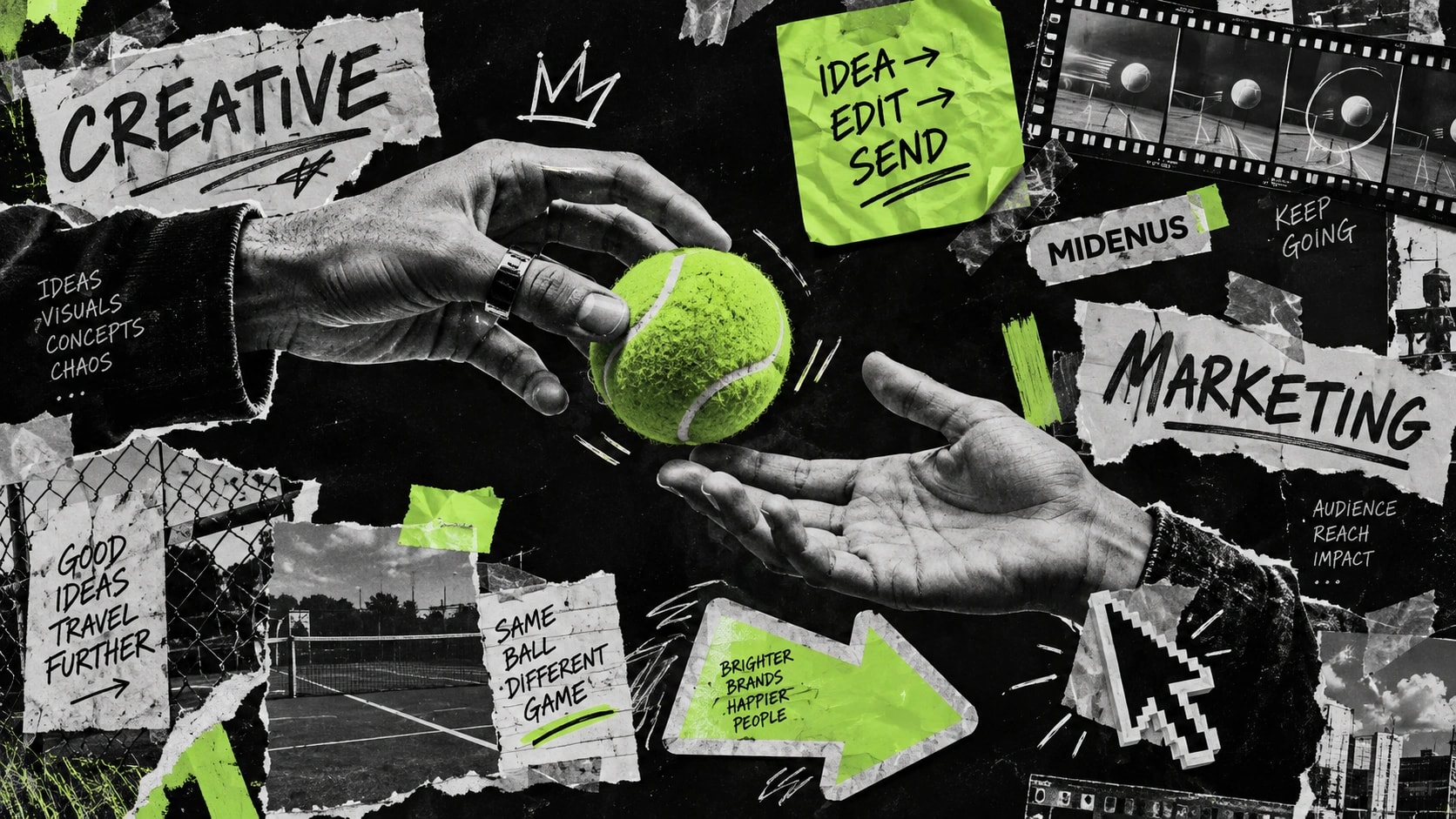 Hands passing a green ball: a connected development partnership