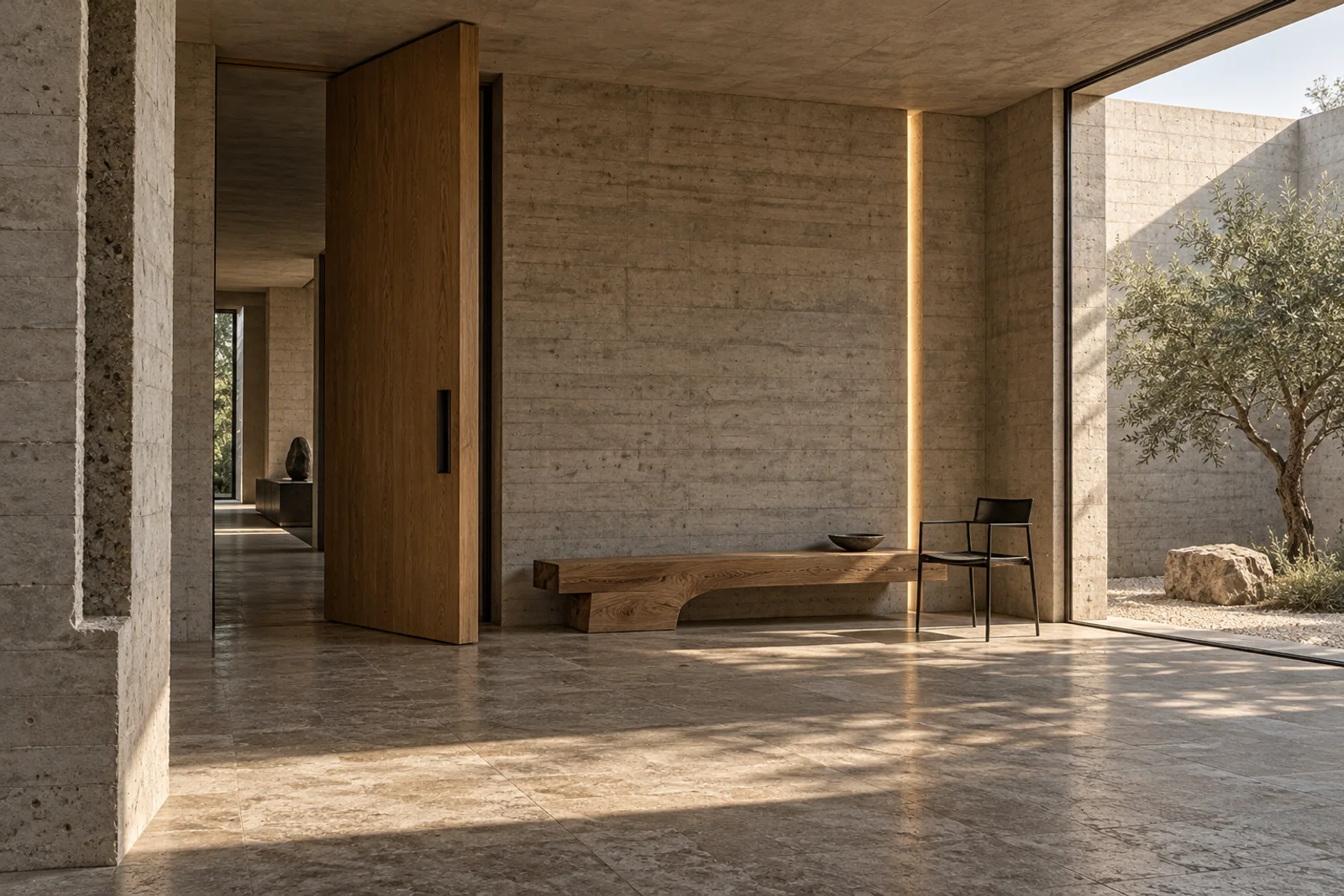 Void House architectural concept visualization
