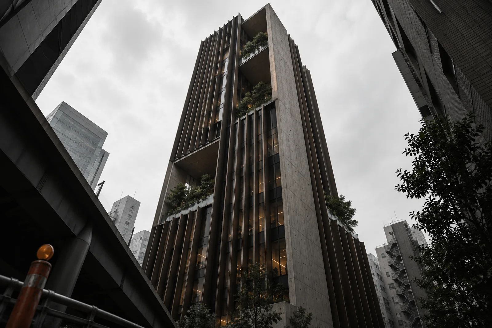 Monolith Office architectural concept visualization