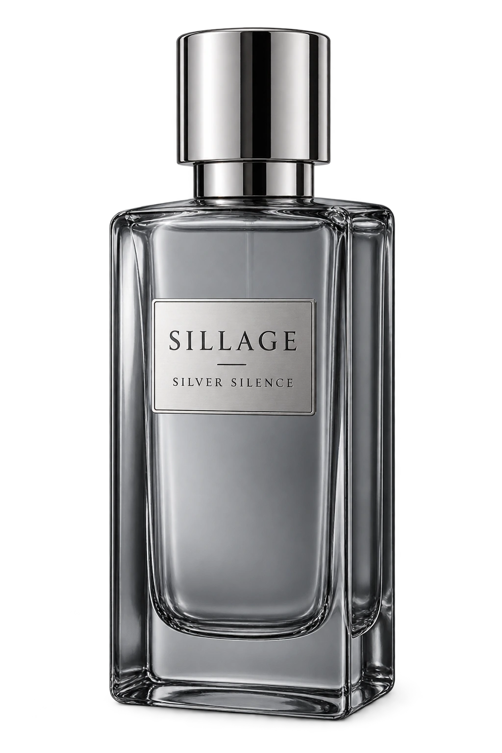 Silver Silence perfume bottle
