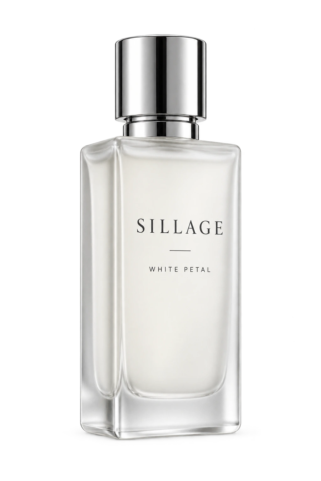 White Petal perfume bottle